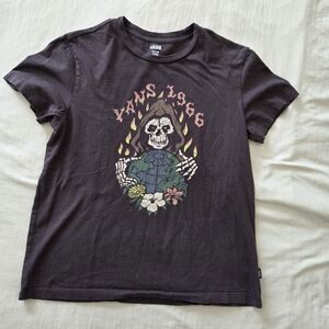 Vans Reap the World Brown T-shirt women's size Medium